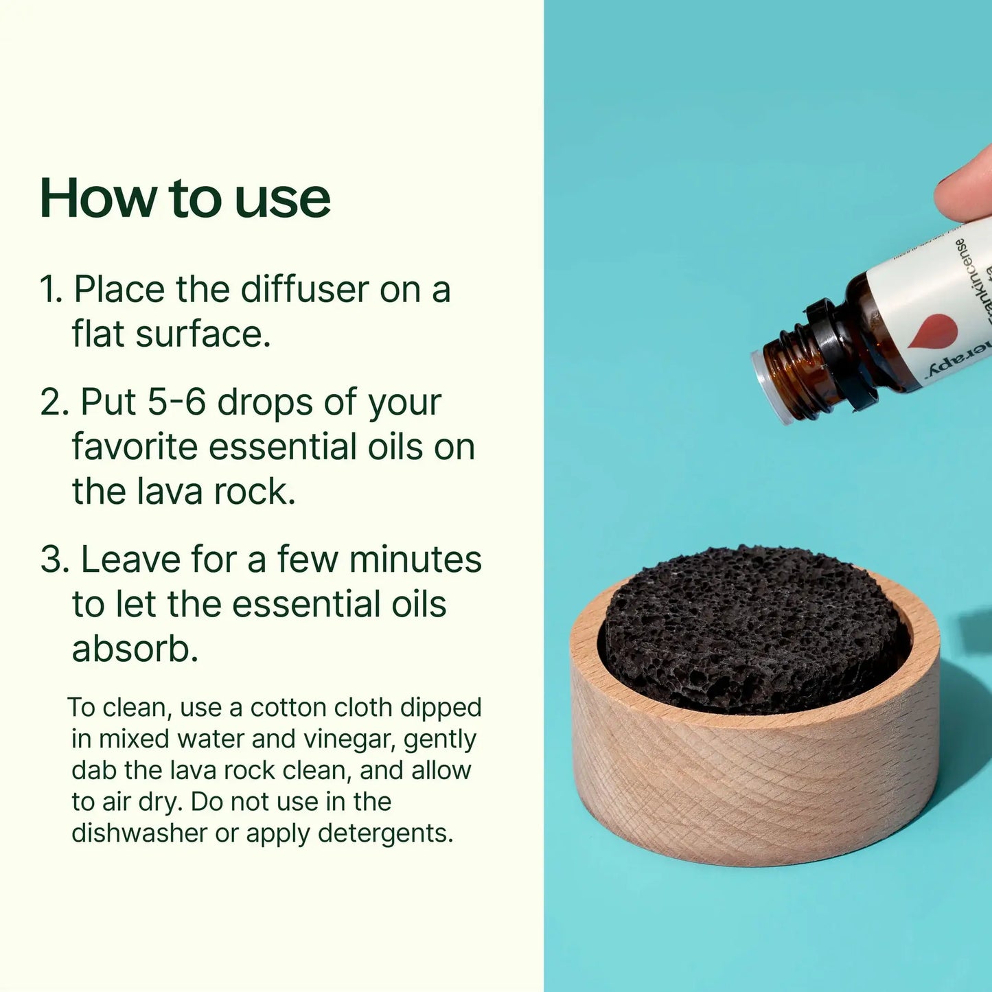 Plant Therapy - Lava Rock Passive Essential Oil Diffuser