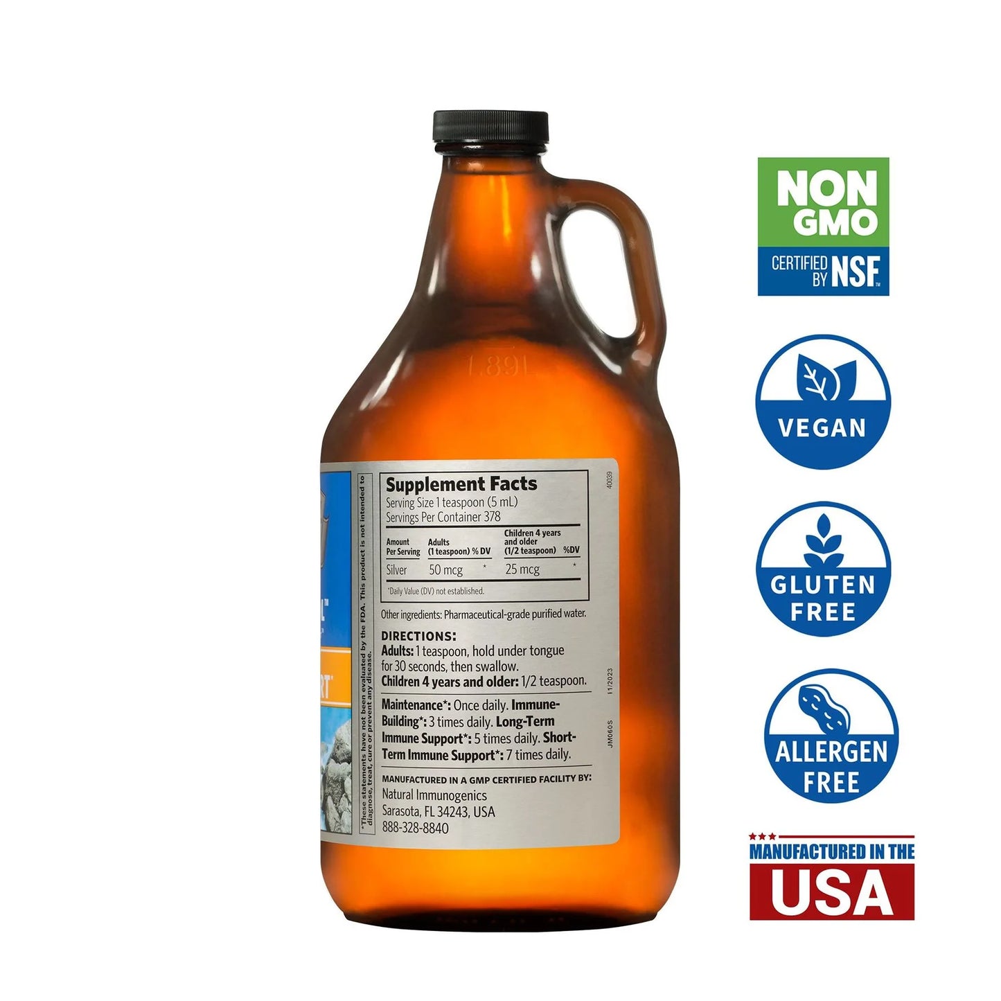 Sovereign Silver Bio-Active Silver Hydrosol