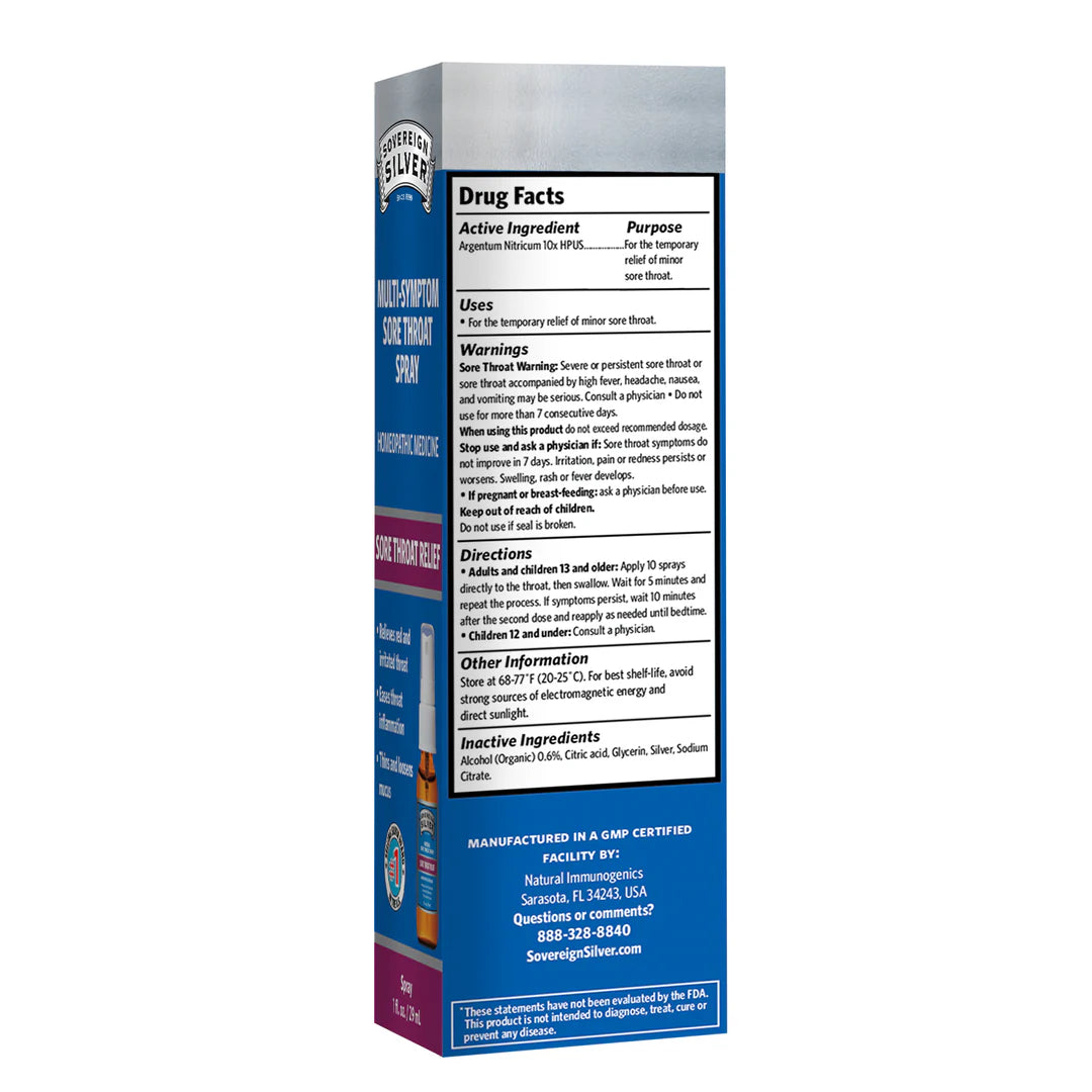 Multi-Symptom Sore Throat Spray