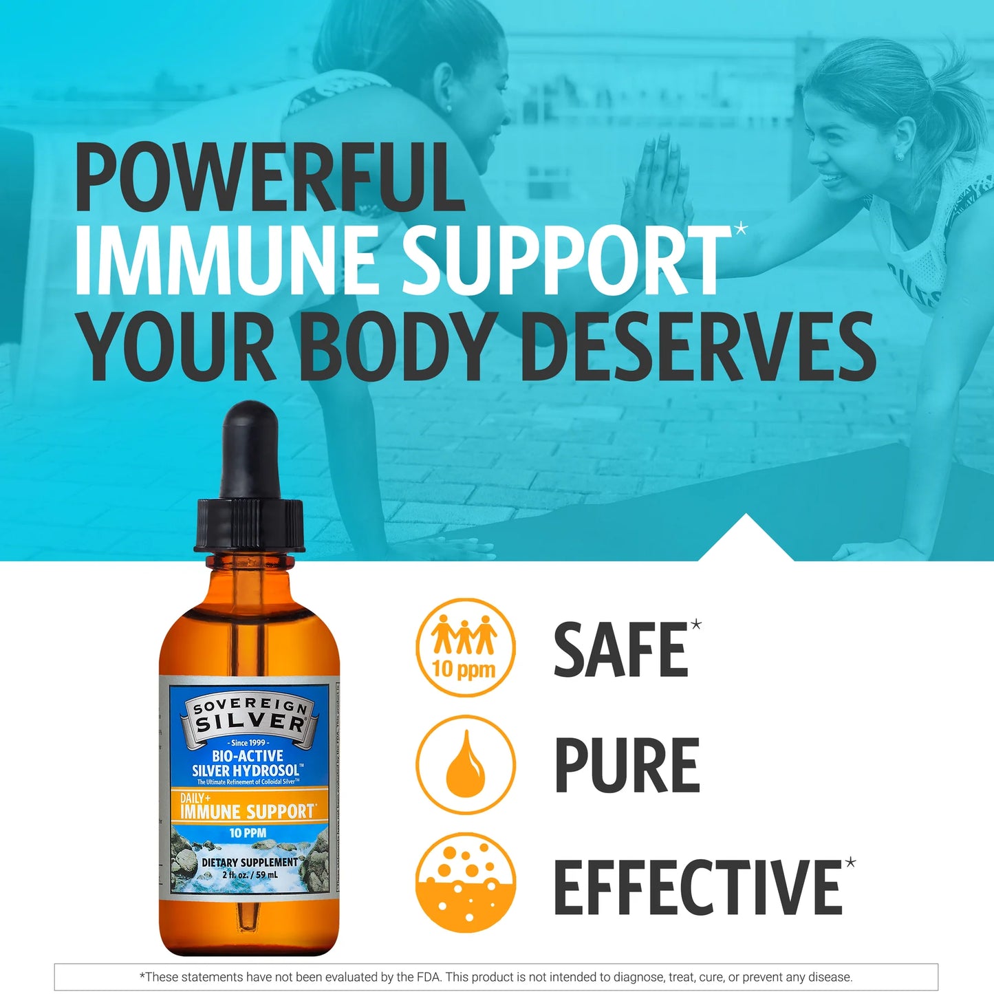 Bio-Active Silver Hydrosol – Dropper-Top