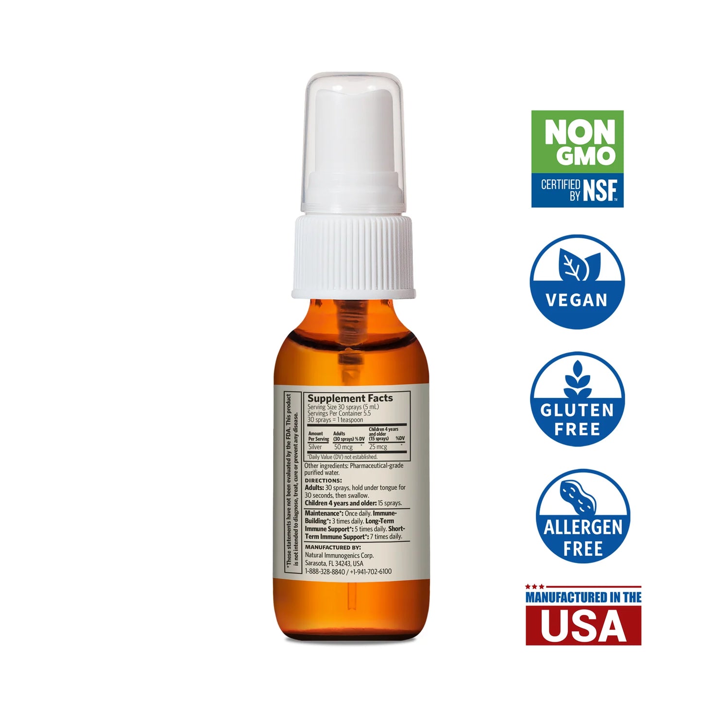 Bio-Active Silver Hydrosol - Fine Mist Spray