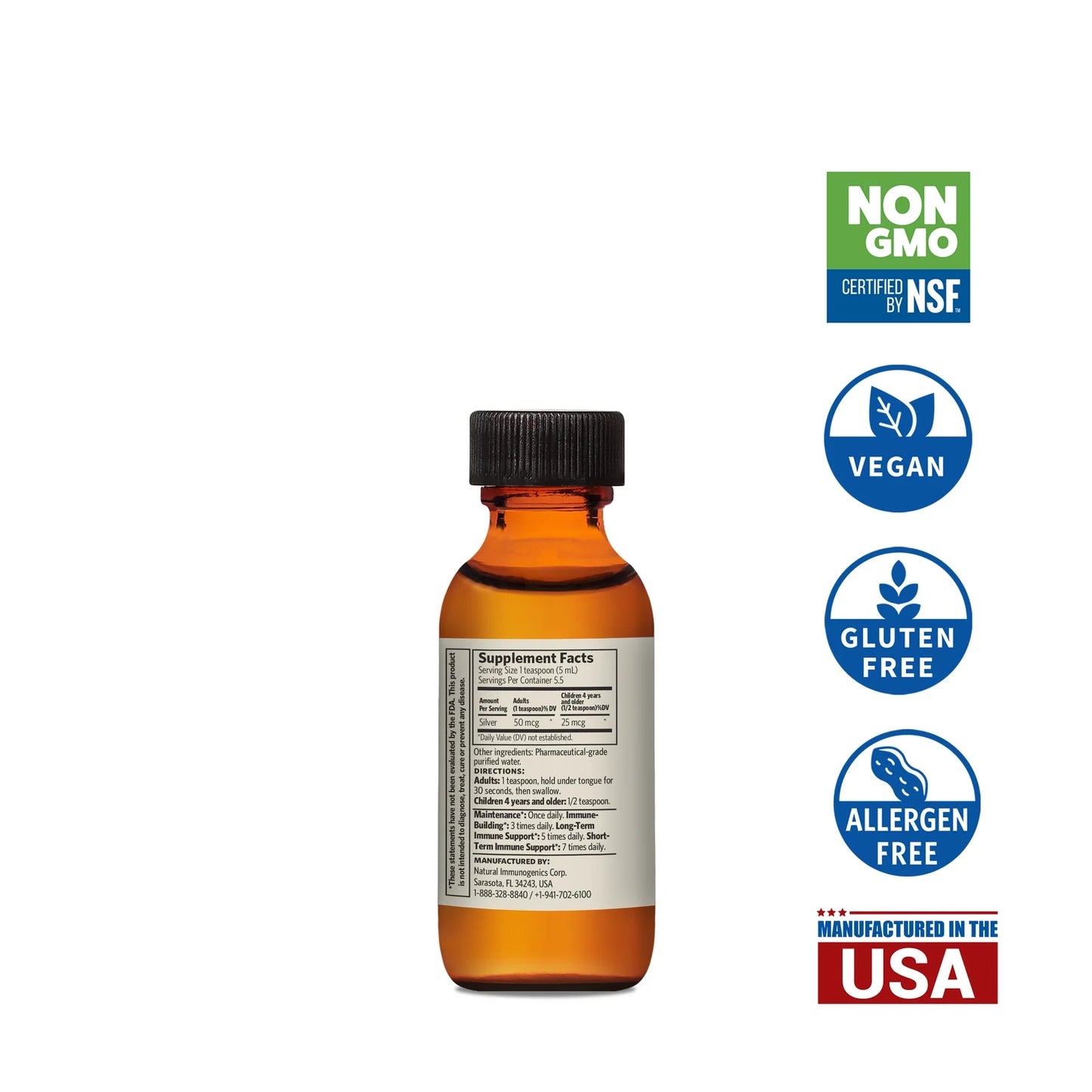 Bio-Active Silver Hydrosol - Twist Top - 1oz