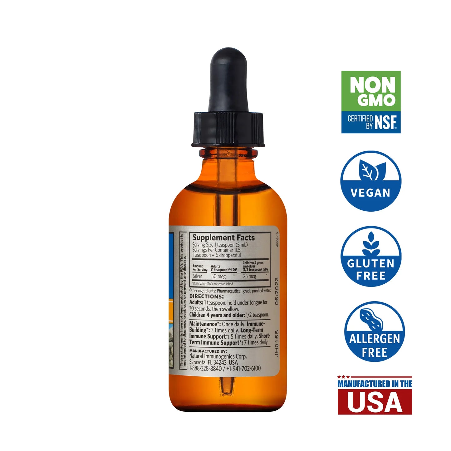 Bio-Active Silver Hydrosol – Dropper-Top
