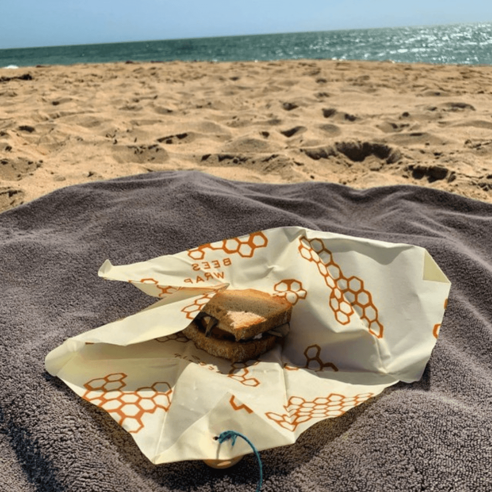 Bee's Wrap - Bees Wrap Reusable Beeswax Sandwich Wrap - Honeycomb Print