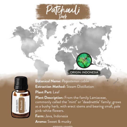 Simply Earth - Patchouli (Dark) Essential Oil