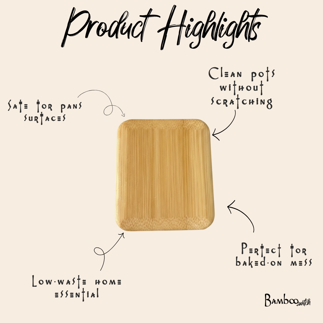 Bamboo Switch - Bamboo Pot Scraper | Kitchen | Earth Day Bestseller