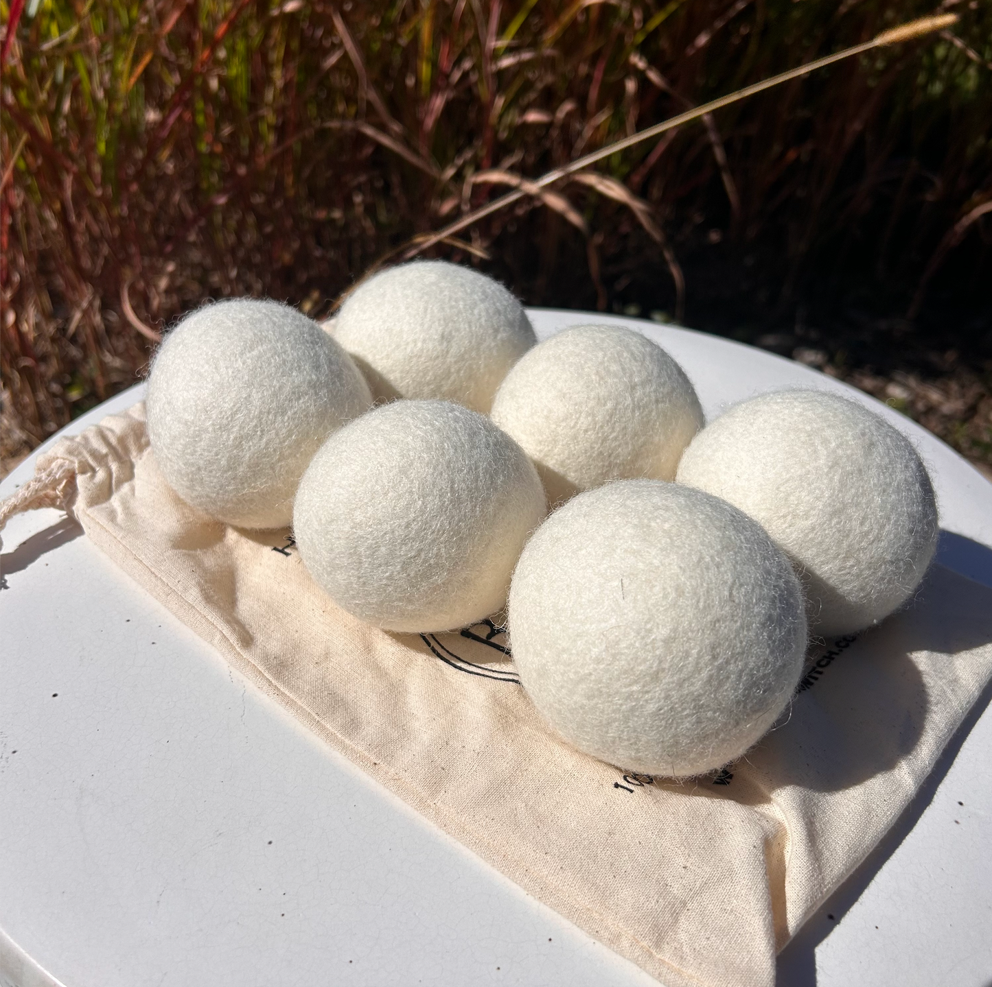 Bamboo Switch - Set of 6 Organic Wool Dryer Balls | Earth Day Bestseller