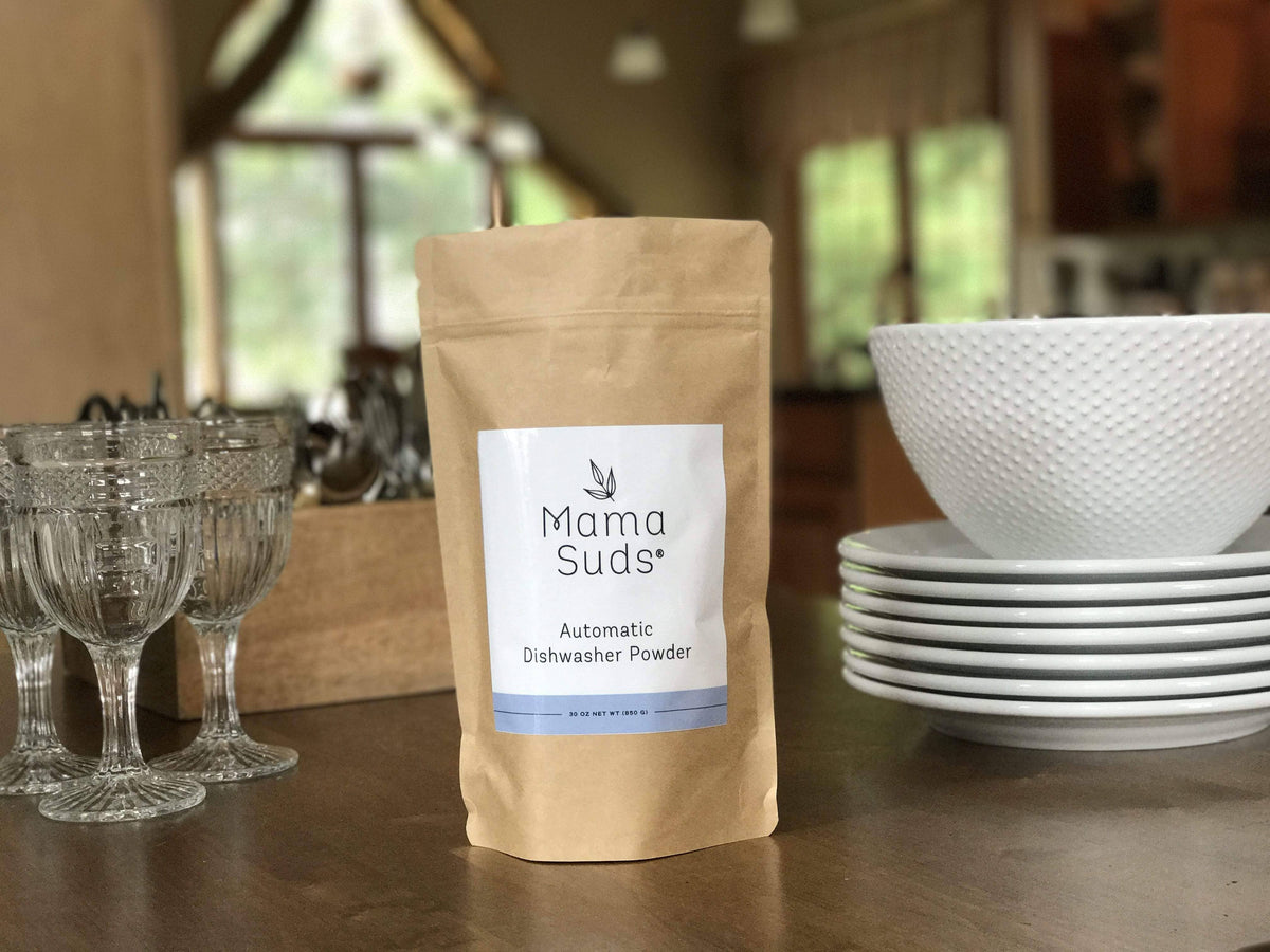 MamaSuds | Non-toxic Household Cleaners + Real Soap - Automatic Dishwasher Powder BULK - REFILL BAR
