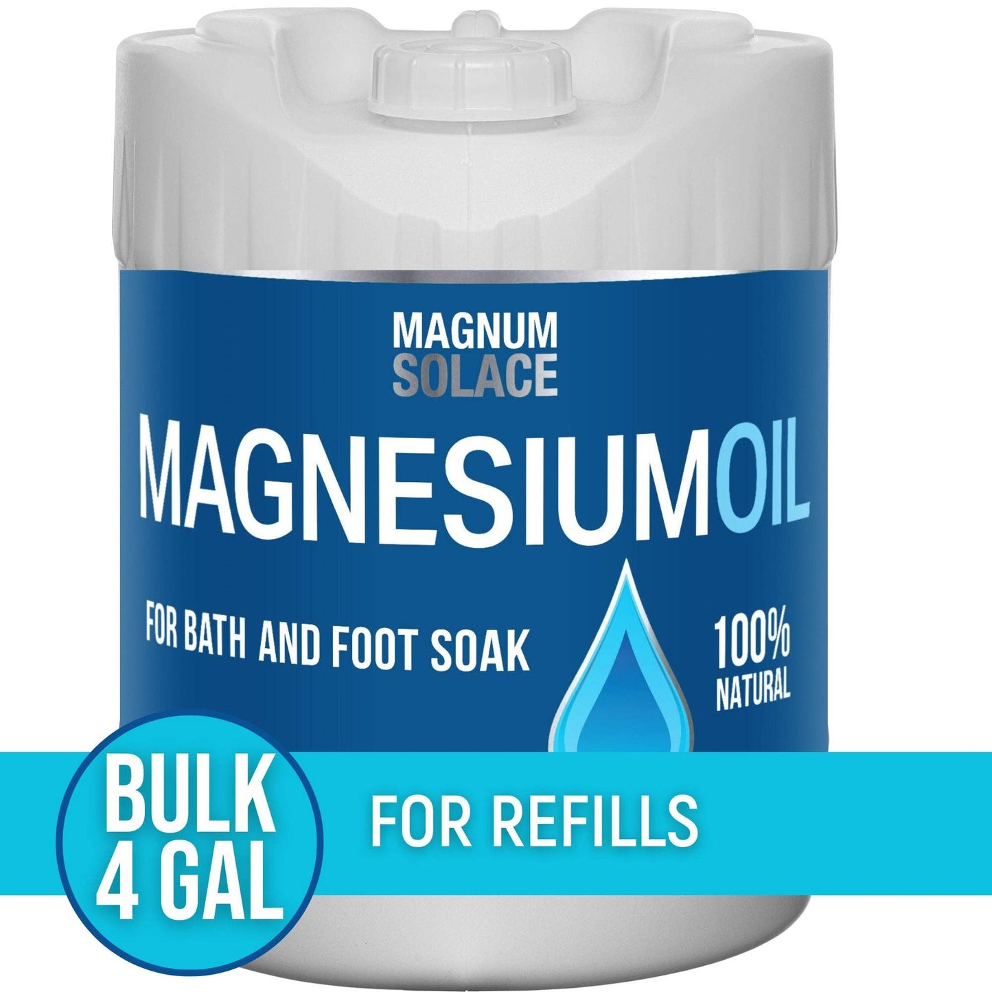 Magnum Solace - Magnesium Oil Spray for Restless Legs, Sleep, Muscle Relief: 8oz
