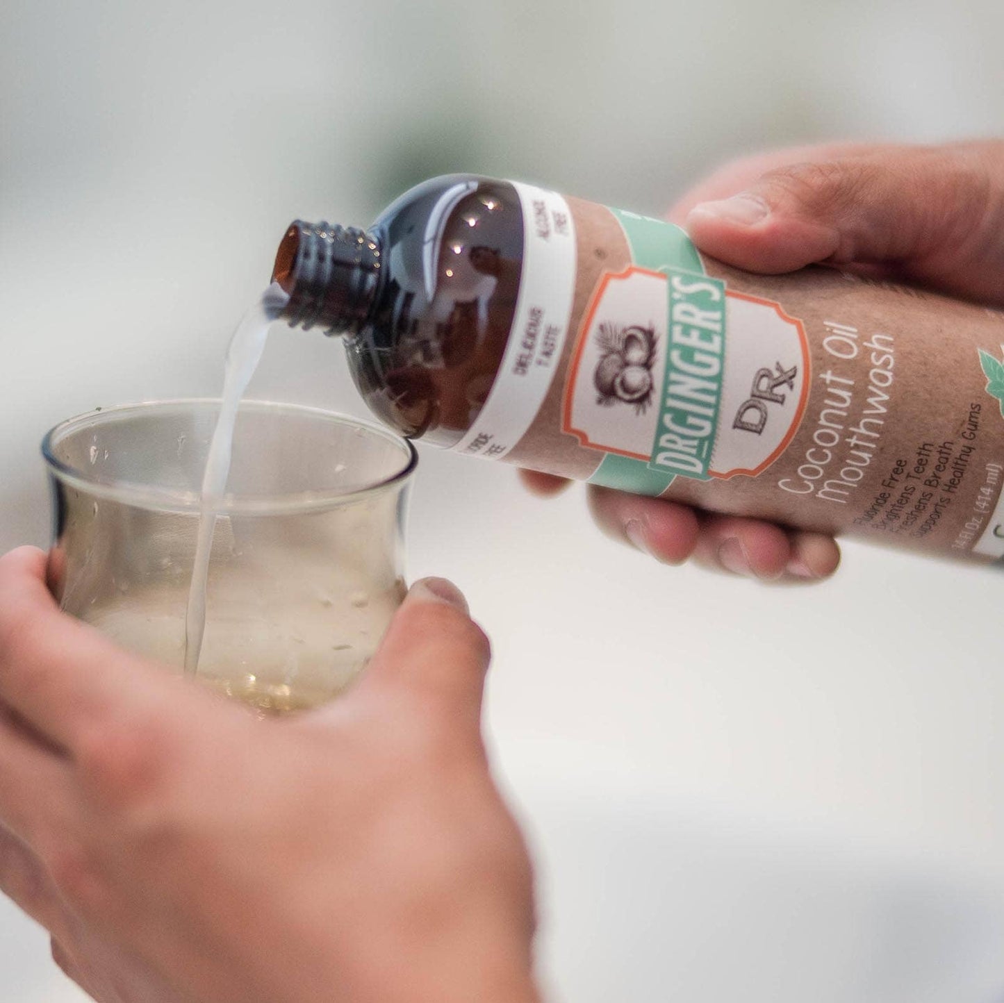 Dr. Gingers - Coconut Oil Mouthwash | Fluoride-Free Oil Pulling Mouthwash