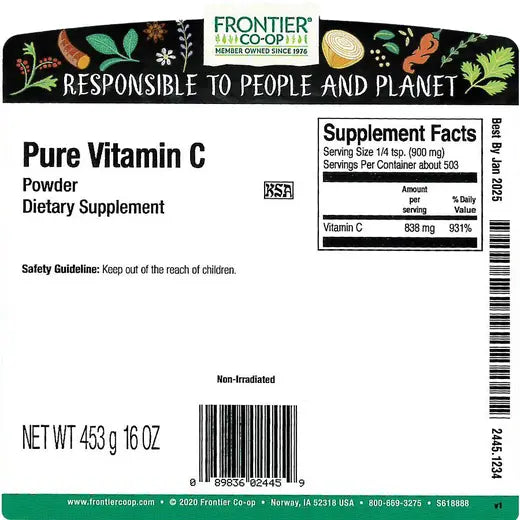 Frontier Co-op Vitamin C Powder