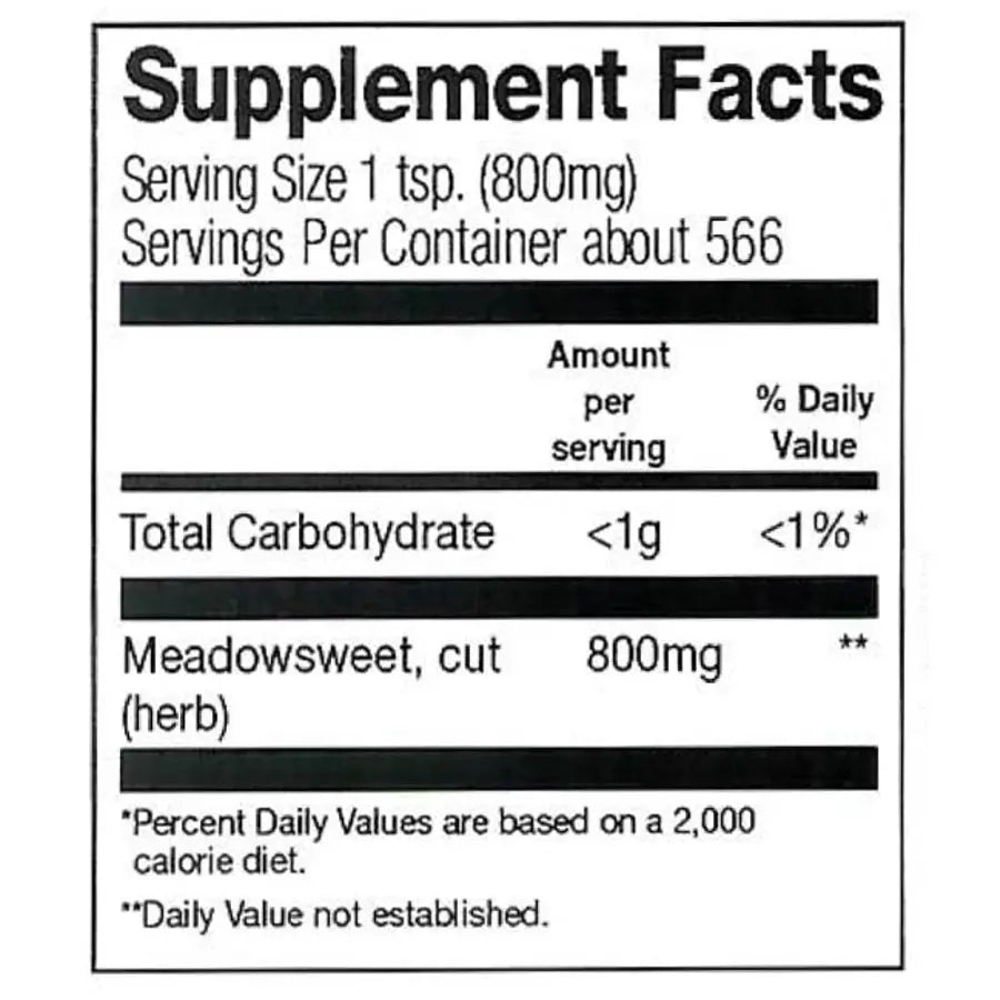 Frontier Co-op Meadowsweet Herb, Cut & Sifted