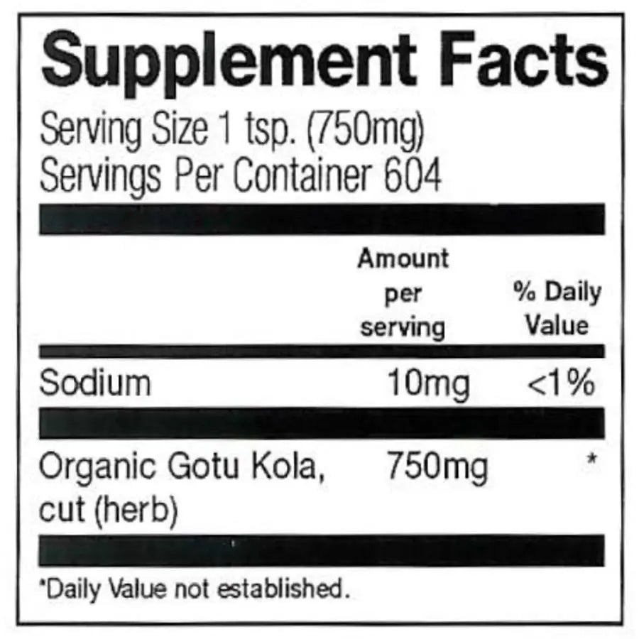 Frontier Co-op Gotu Kola Herb, Cut & Sifted, Organic