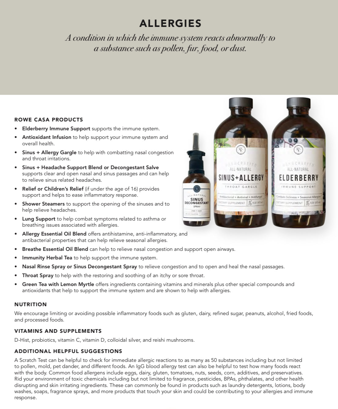 Wellness Recommendations Guide – Print or Digital Copy