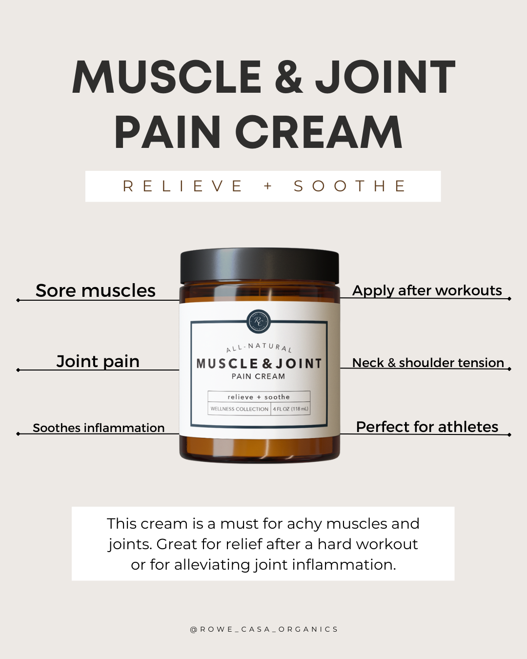 MUSCLE & JOINT PAIN LOTION | 4 oz
