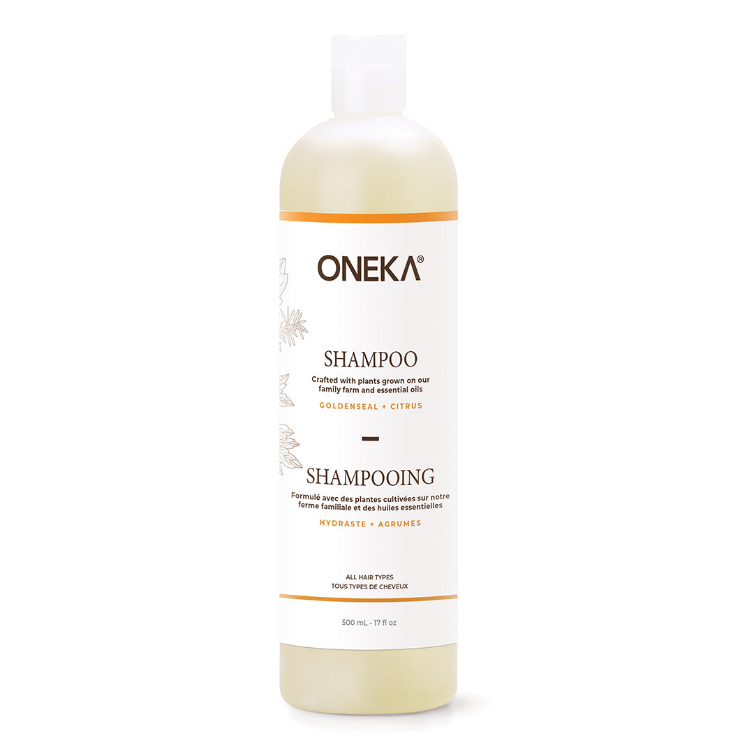 Oneka Goldenseal & Citrus Shampoo 500ml bottle