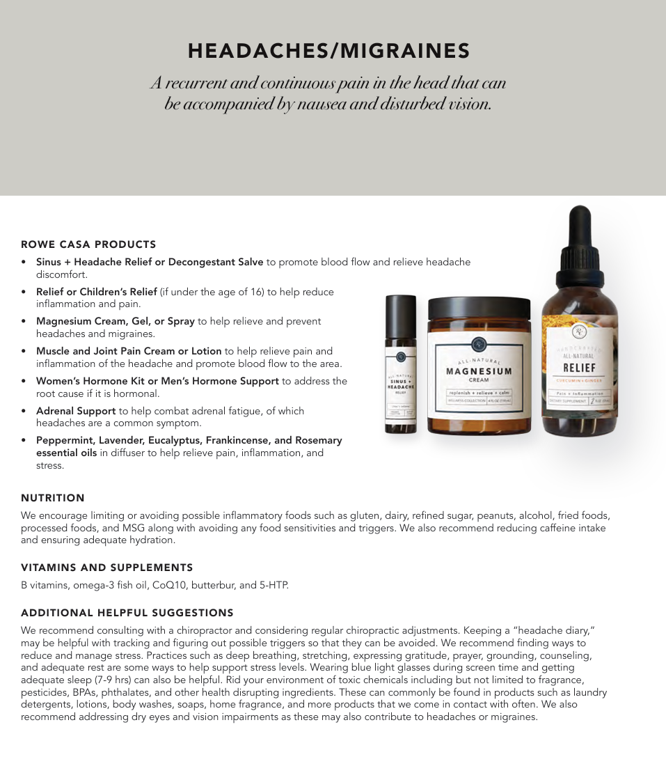 Wellness Recommendations Guide – Print or Digital Copy