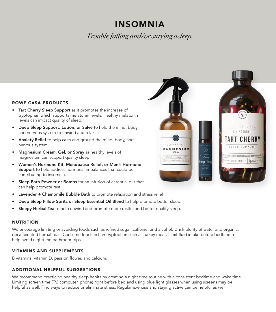 Wellness Recommendations Guide – Print or Digital Copy