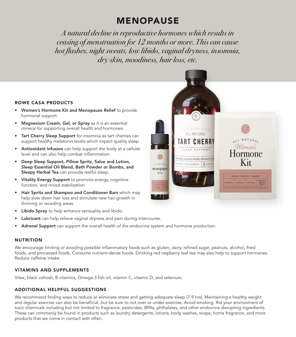 Wellness Recommendations Guide – Print or Digital Copy