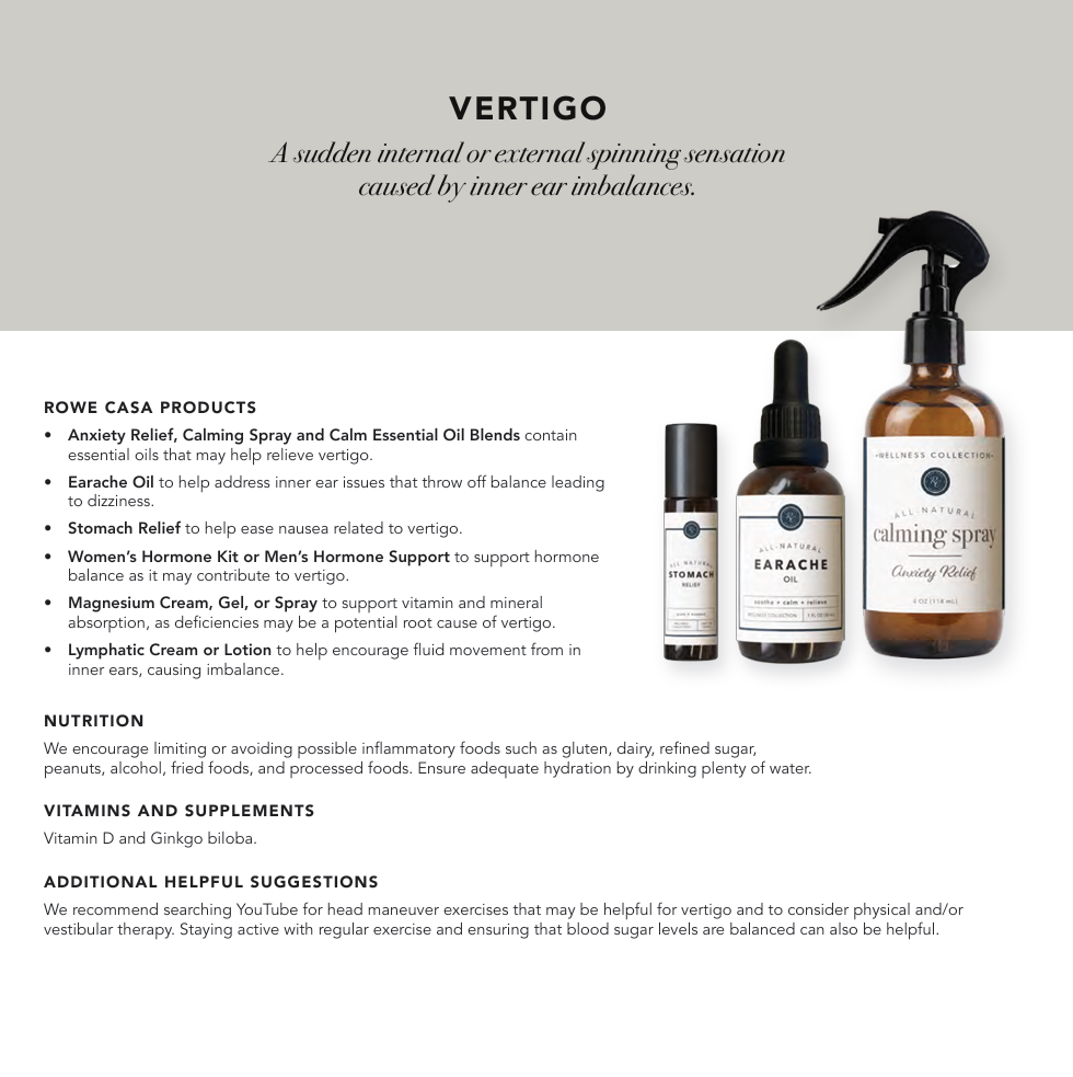 Wellness Recommendations Guide – Print or Digital Copy