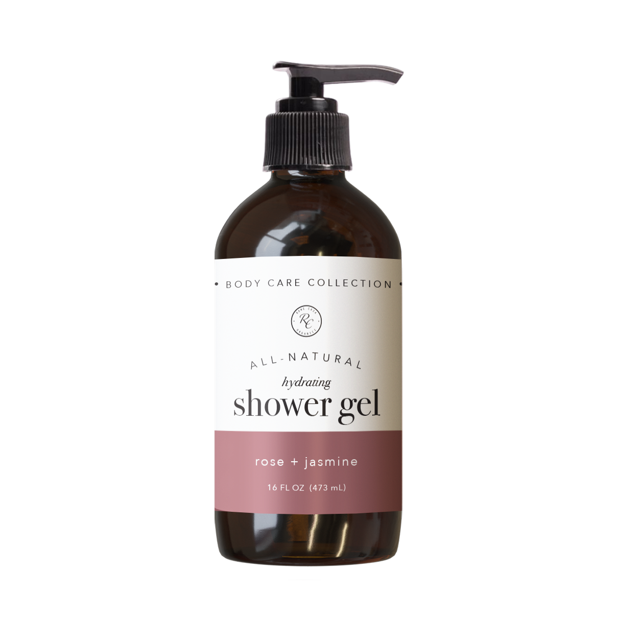 SHOWER GEL | 16 oz ROSE + JASMINE