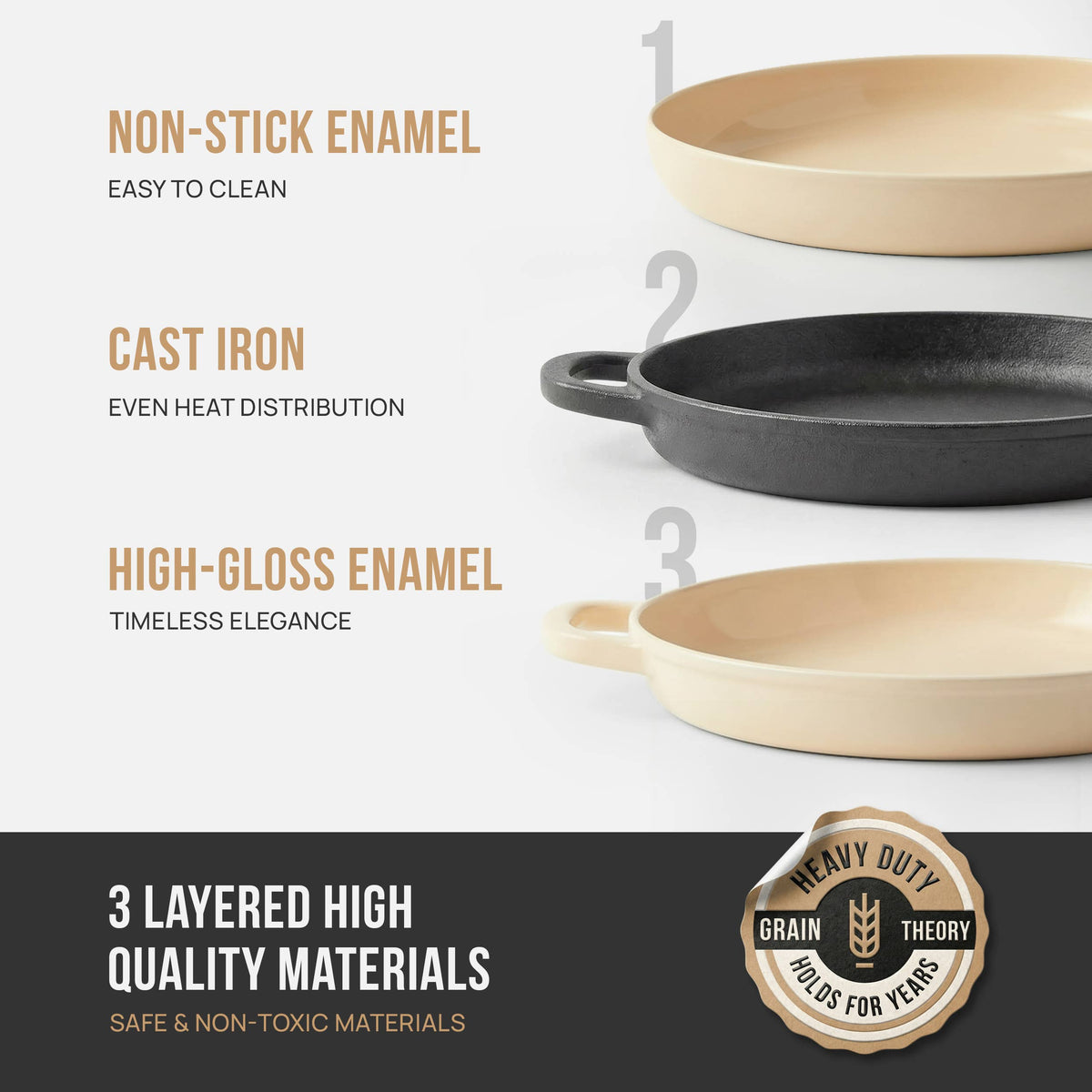Kook - Kook Enameled Cast Iron Bread Oven