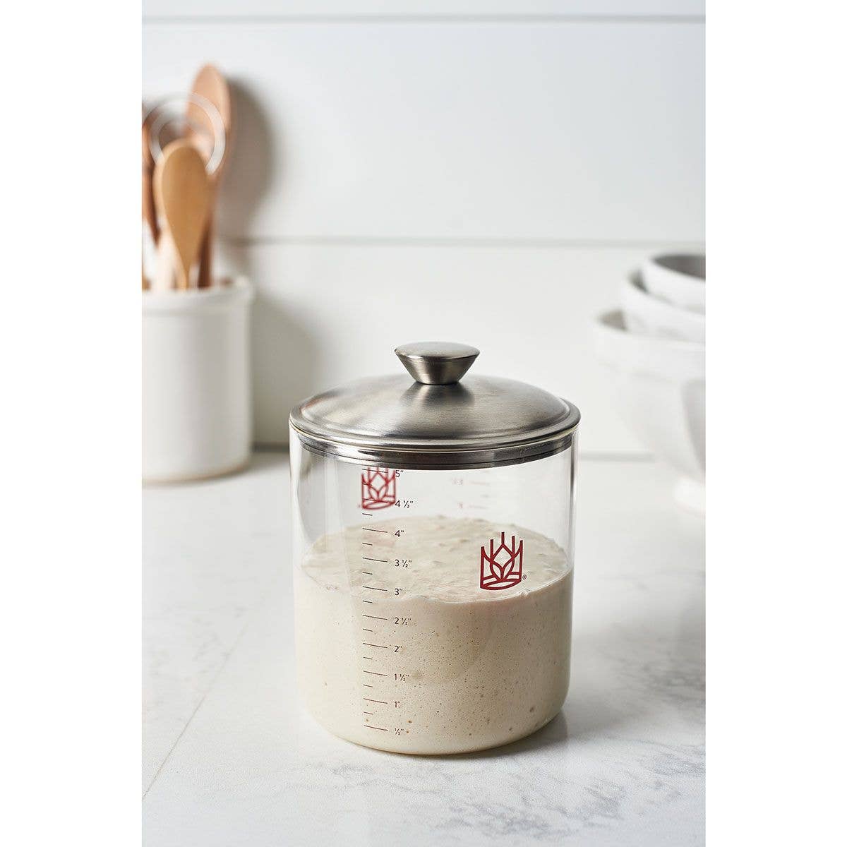 HIC - Harold Import Co. - Glass Sourdough Storage Crock