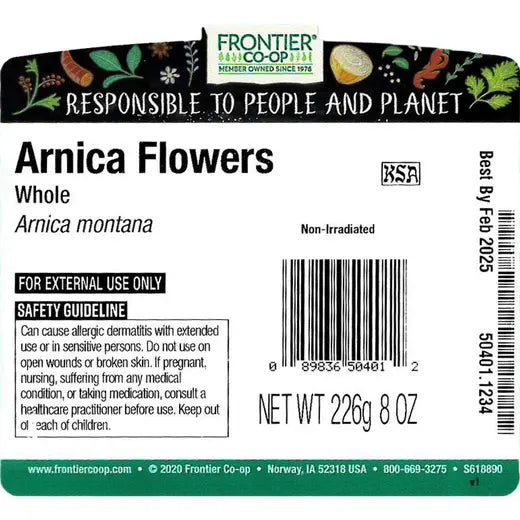 Frontier Co-op Arnica Flowers, Whole
