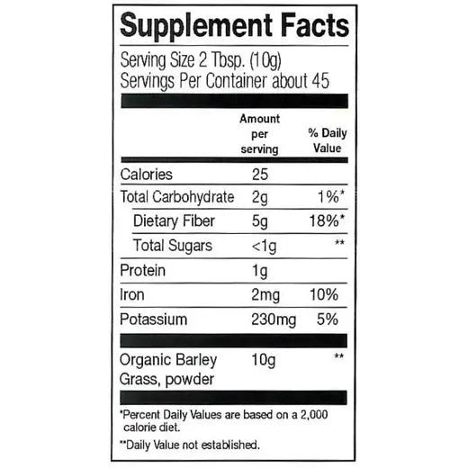Frontier Co-op Barley Grass Powder, Organic