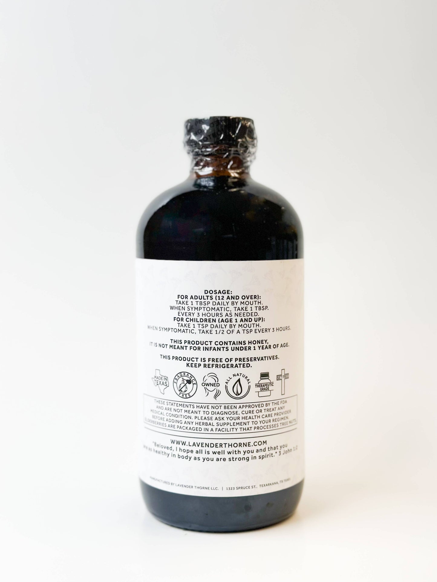 Lavender Thorne - Elderberry Syrup