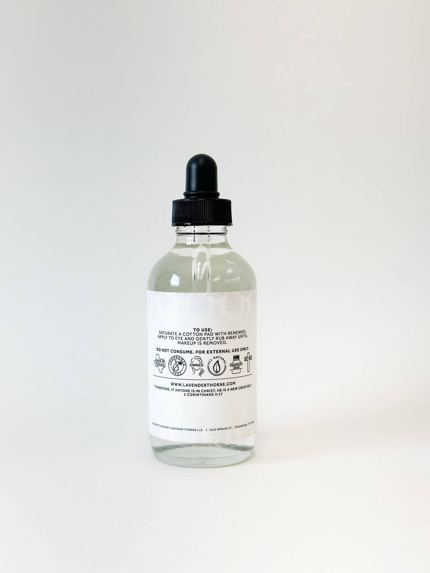 Lavender Thorne - Renewed (All-Natural Make-up Remover)