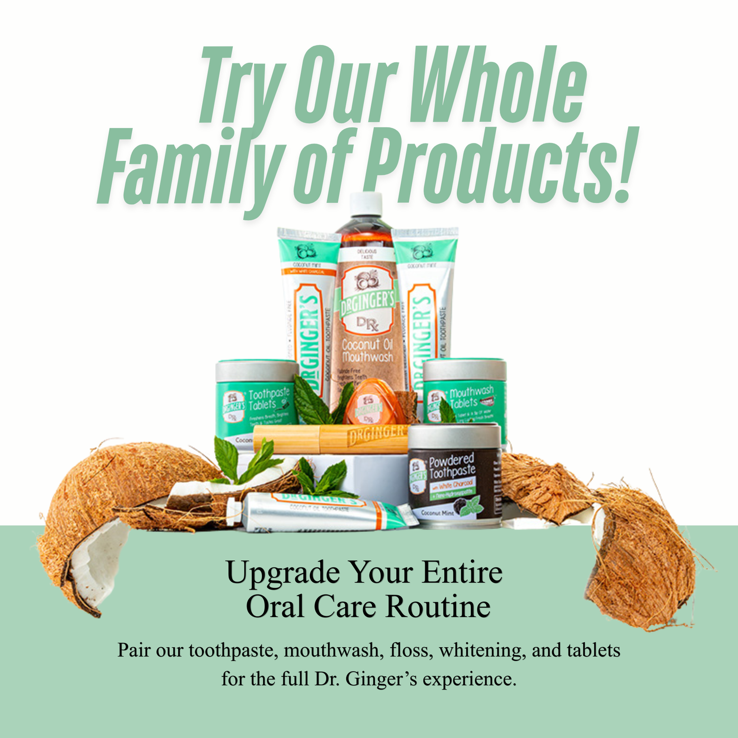 Dr. Gingers - Powdered Toothpaste | White Charcoal & Nano-Hydroxyapatite
