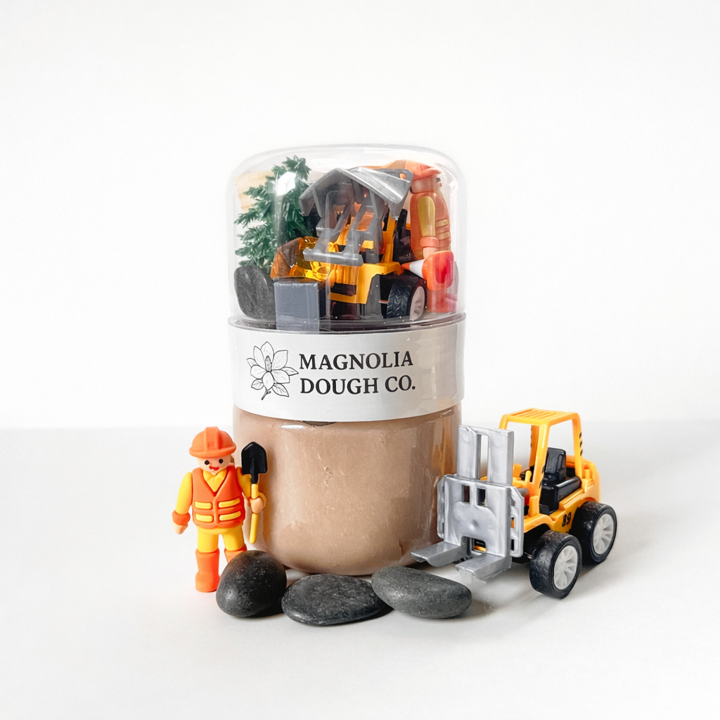 Magnolia Dough Co. - Sensory Play Kit – Construction Theme Toddler Toy