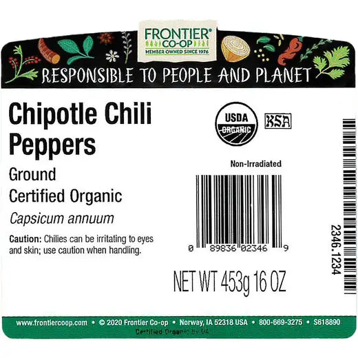 Frontier Co-op Chipotle, Ground, Organic