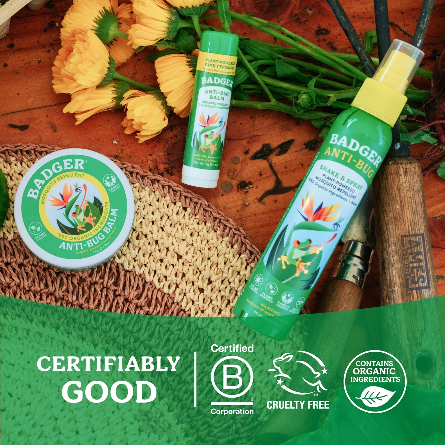 Badger - Badger Bug Repellent Tin, Organic and Deet-Free