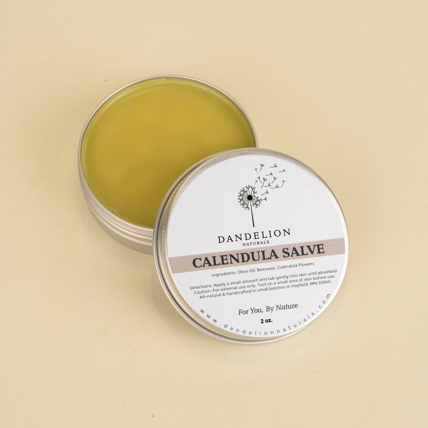 Dandelion Naturals - Organic Calendula Salve | Gentle and Healing, All Purpose
