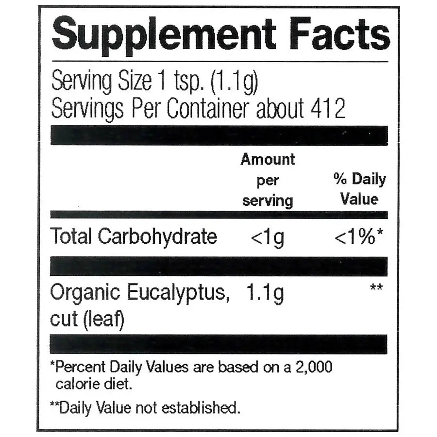 Frontier Co-op Eucalyptus Leaf, Cut & Sifted, Organic