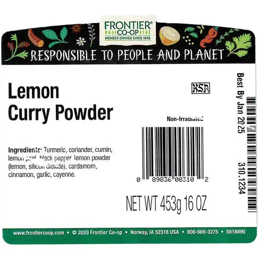Frontier Co-op Lemon Curry Seasoning