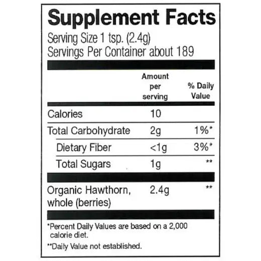 Frontier Co-op Hawthorn Berries, Whole, Organic