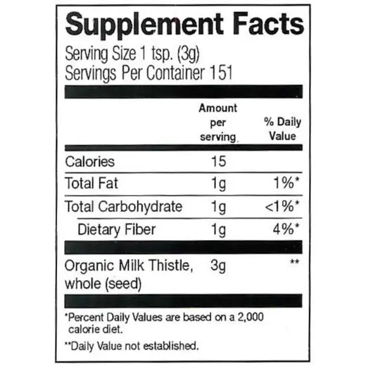 Frontier Co-op Milk Thistle Seed, Whole, Organic
