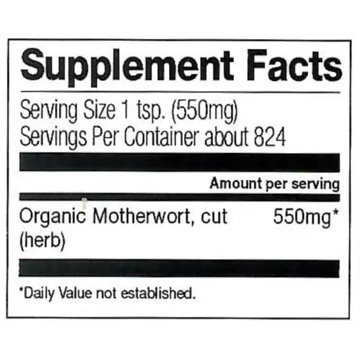Frontier Co-op Motherwort Herb, Cut & Sifted, Organic