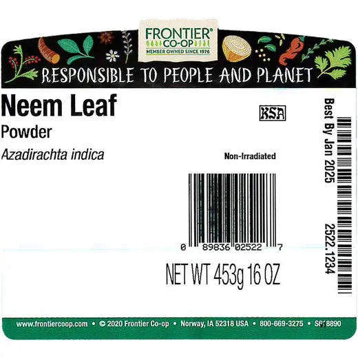 Frontier Co-op Neem Leaf Powder