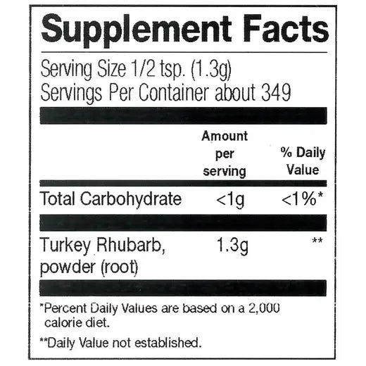 Frontier Co-op Turkey Rhubarb Root Powder
