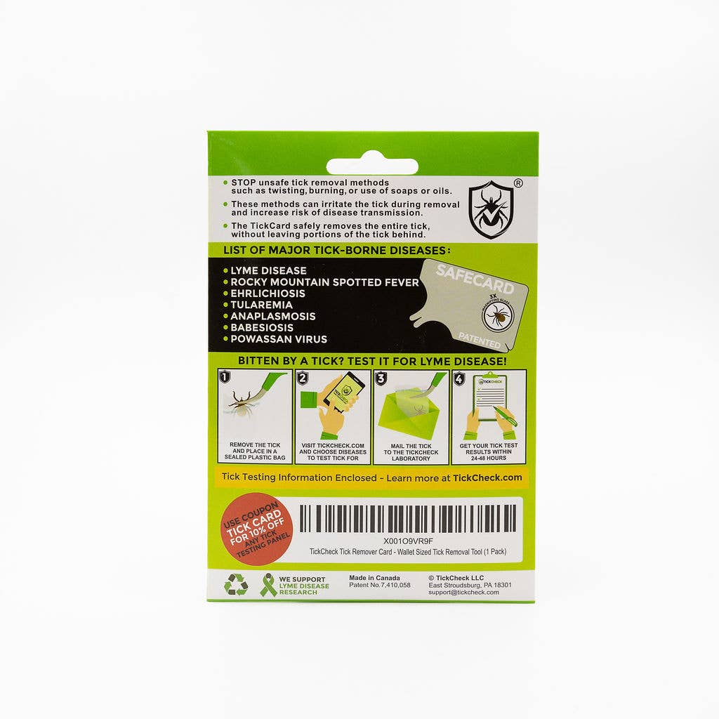TickCheck Tick Remover Card