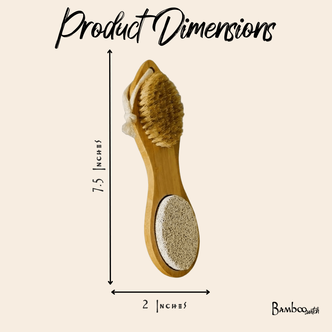 Bamboo Switch - Bamboo Exfoliating Foot Pedicure Tool | Summer Bestseller