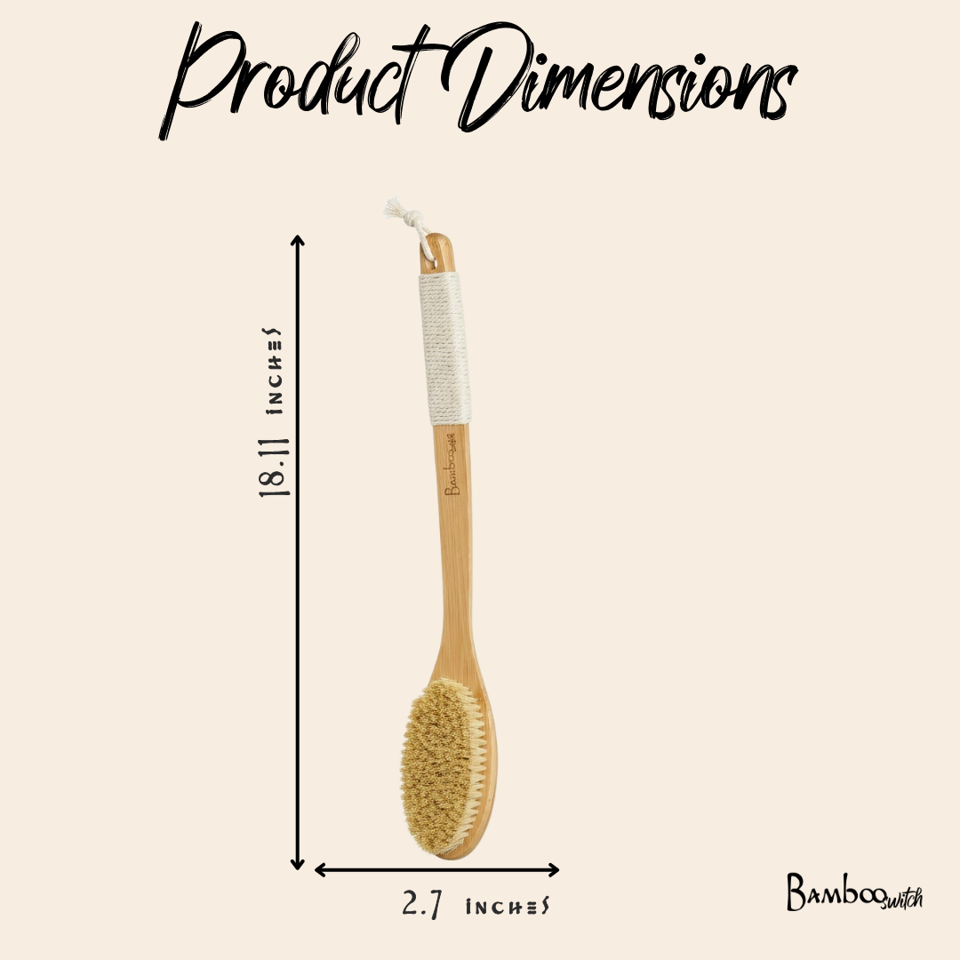 Bamboo Switch - Curved Bamboo Dry Brush
