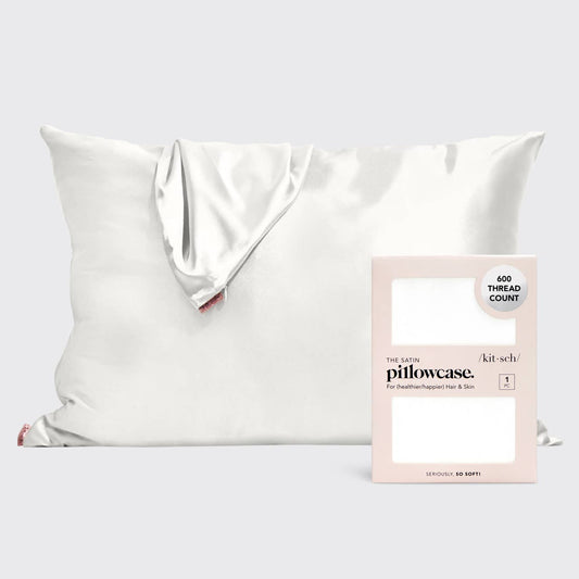 KITSCH - Satin Pillowcase Standard - Ivory