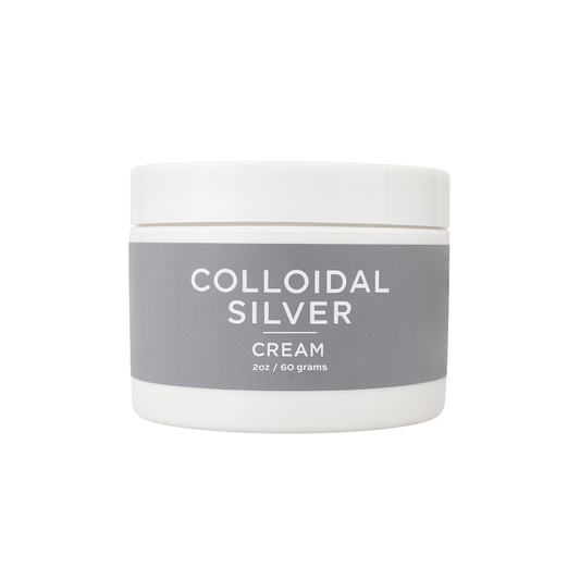 Taylor Made Organics - Colloidal Silver Cream – Organic Skin Soothing Moisturizer