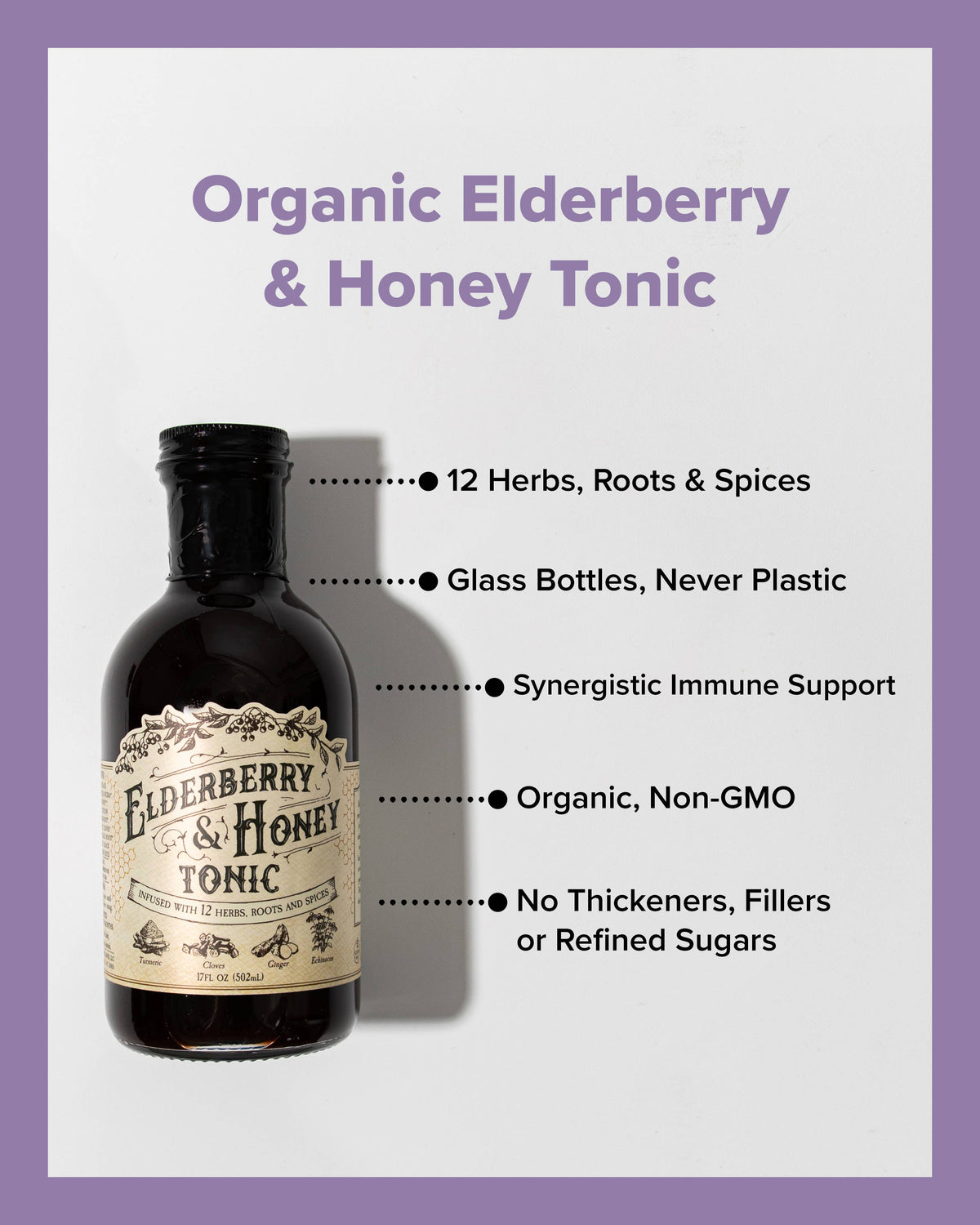 Roots And Leaves - Elderberry and Honey Tonic