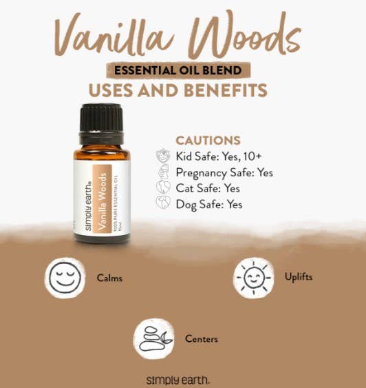 Simply Earth - Vanilla Woods Essential Oil Blend